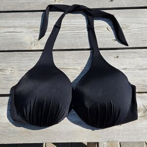 Victoria's Secret Bombshell Push Up Bikini Top In Black 09/2013 Size 38 DD